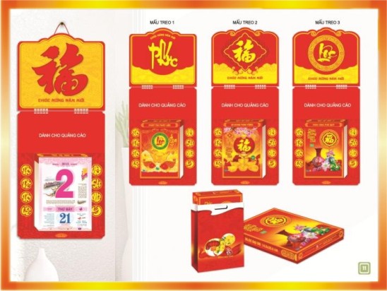 Block Lịch xé 2016 | Công ty in card visit giá rẻ tại Hà Nội | In Vien dong
