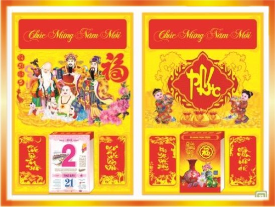 Block lịch 2016 | In name card tại Tây Hồ | In Vien dong