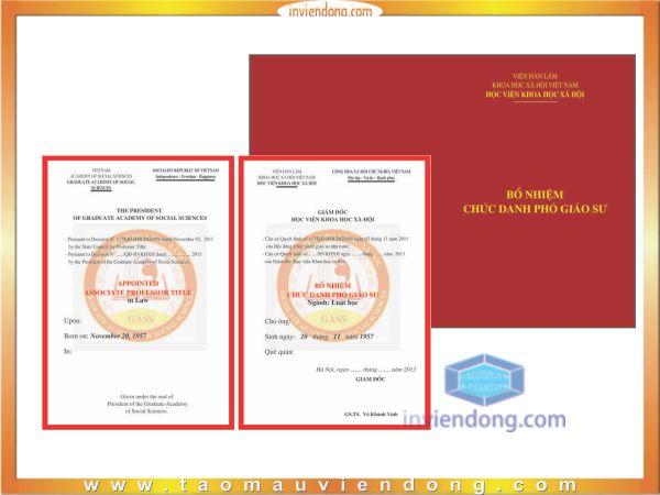 In giấy chứng nhận giá rẻ | Địa chỉ in huy hiệu cài áo giá rẻ, lấy ngay tại Hà Nội | In Vien dong