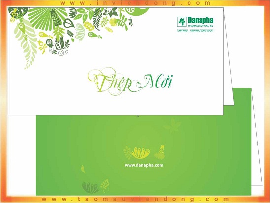 In Thiệp mời giá rẻ | Các mẫu thiệp cưới phong bì thư đẹp tại Hà Nội | In Vien dong