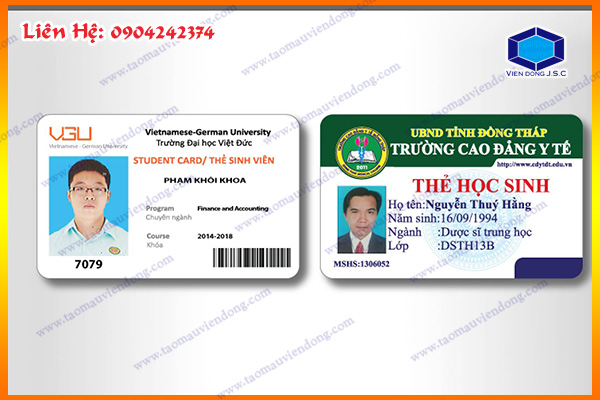 In thẻ giáo viên, giảng viên lấy ngay tại Hà Nội | Mẫu Card Visit Đẹp - Hiện Đại | In Vien dong
