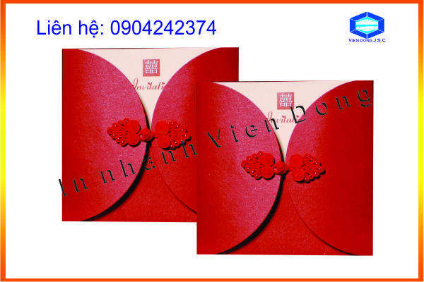 Mẫu thiệp cưới đẹp, in giá rẻ Hà Nội | Sản xuất vỏ hộp đựng mỹ phẩm giá rẻ | In Vien dong