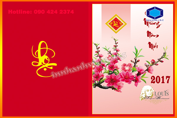 In thiệp chúc mừng năm mới | In name card tại Hai Bà Trưng | In Vien dong