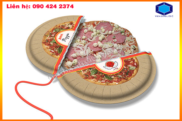 Vỏ hộp đựng pizza cao cấp | Làm hộp đựng pha lê, in pha lê giá rẻ  | In Vien dong