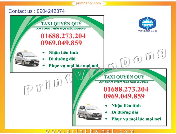 print business card in Hanoi- Mr. Hai Mobile: (+84)904242374