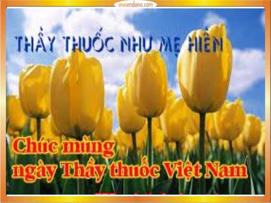 In thiệp chúc mừng ngày thày thuốc Việt Nam rẻ-ĐT:0904242374